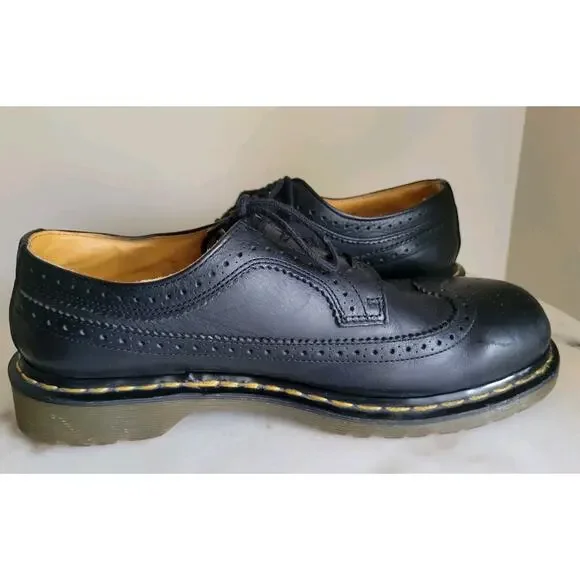 Dr. Martens 11845 Black Leather Oxford Dress Shoes Men’s US 10 W 11 UK 9 Y2k Vtg
